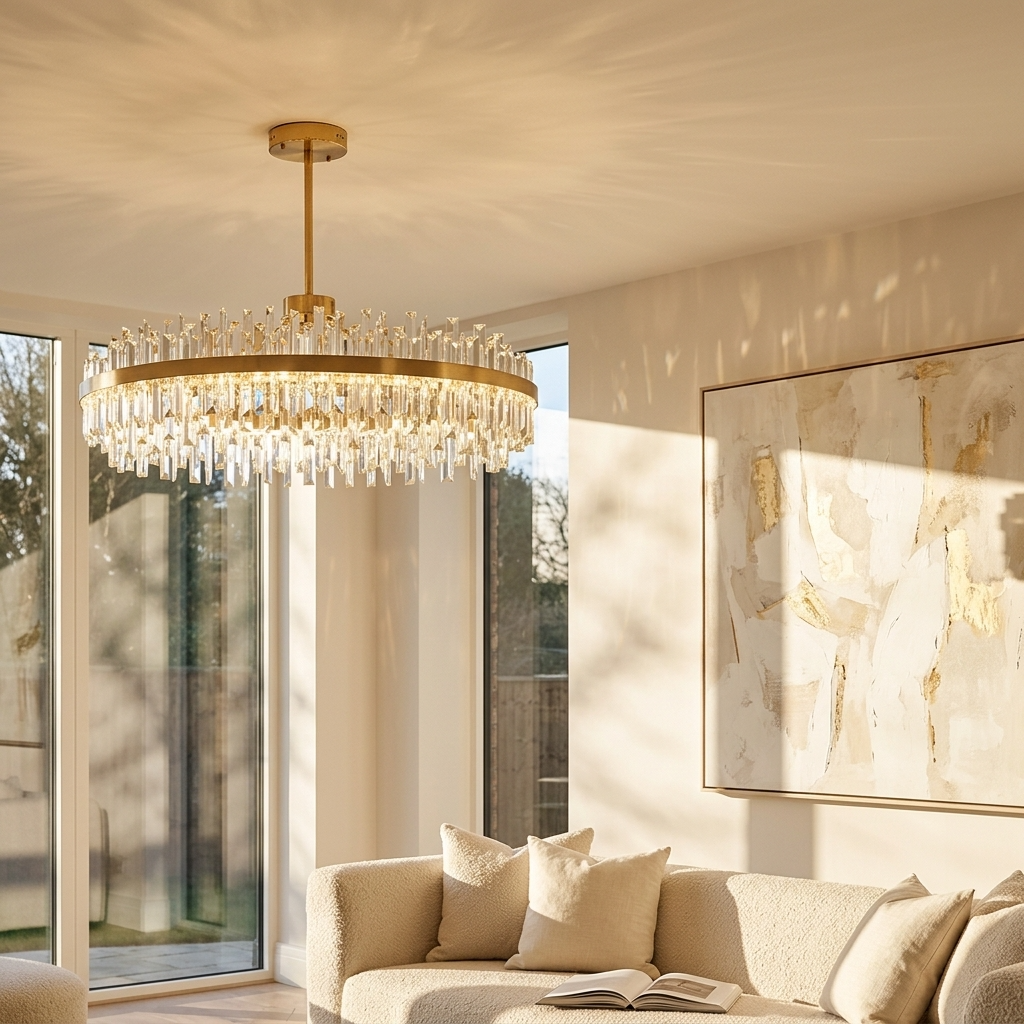 Sovereign Crystal Ring Chandelier