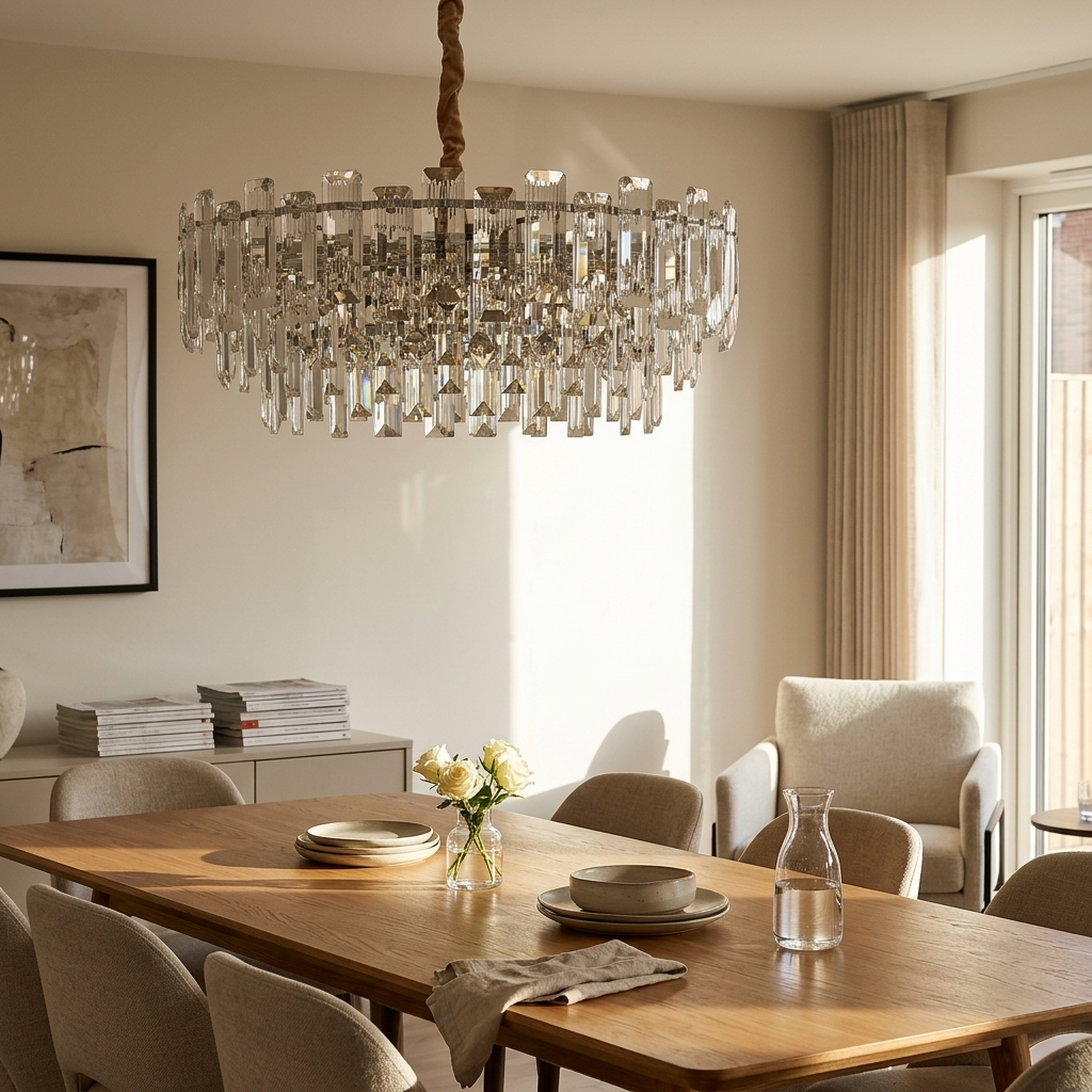 Imperial Tiered Crystal Chandelier