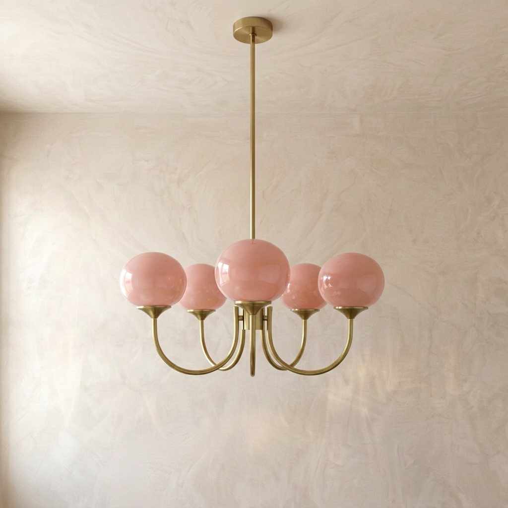 Lumi Frosted Glass Chandelier
