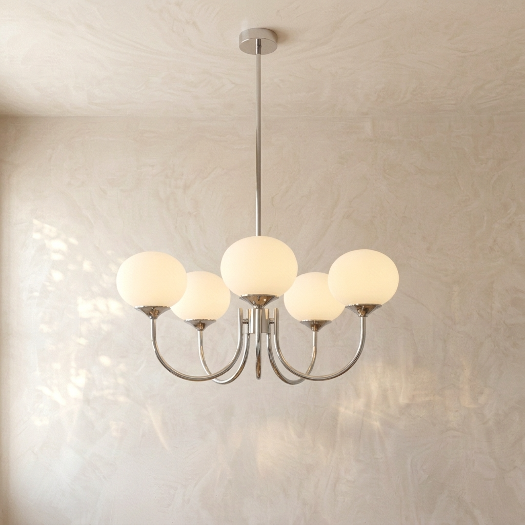 Lumi Frosted Glass Chandelier