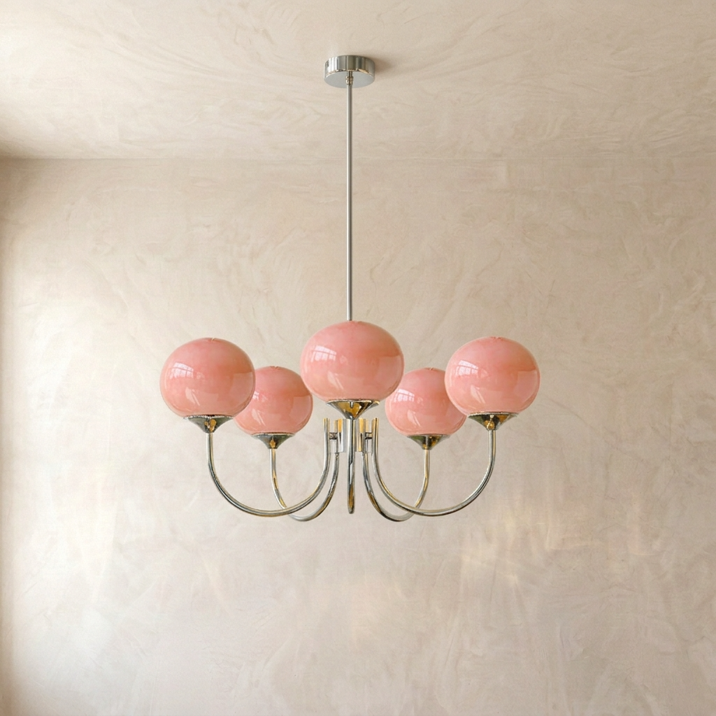 Lumi Frosted Glass Chandelier