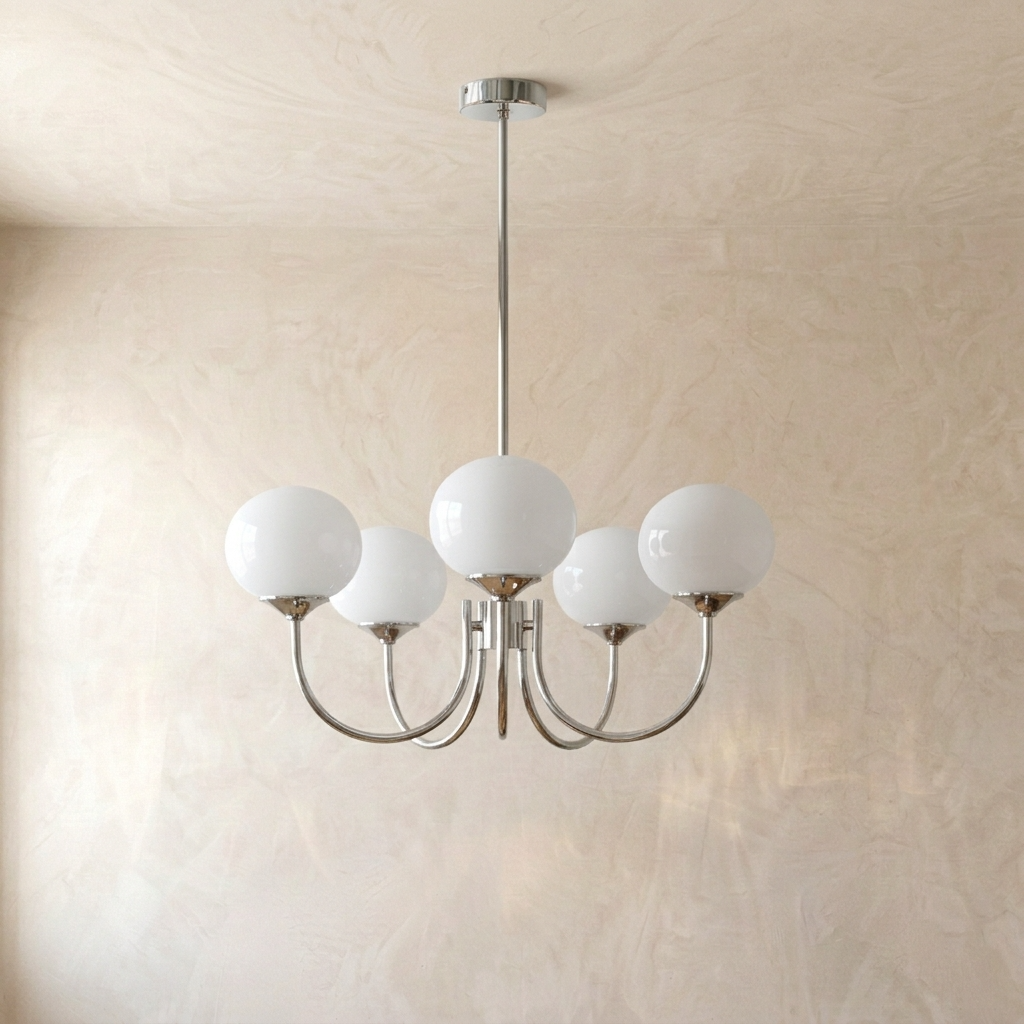Lumi Frosted Glass Chandelier