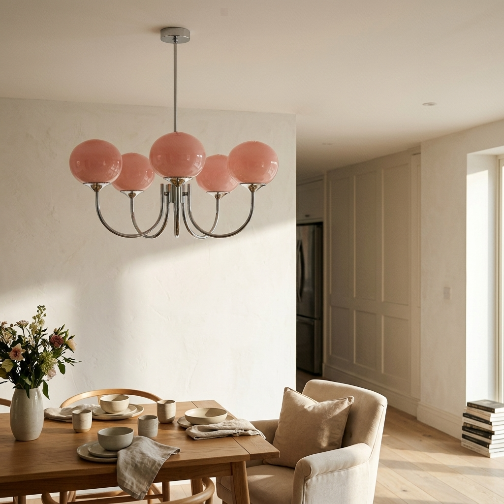 Lumi Frosted Glass Chandelier