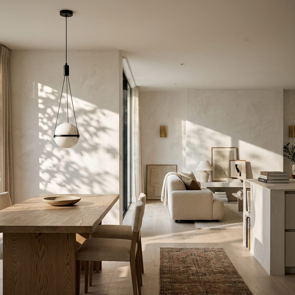 Natural Alabaster Globe Pendant Light