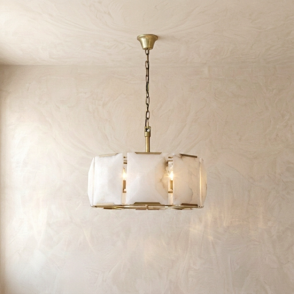 Natural Alabaster Heritage Chandelier