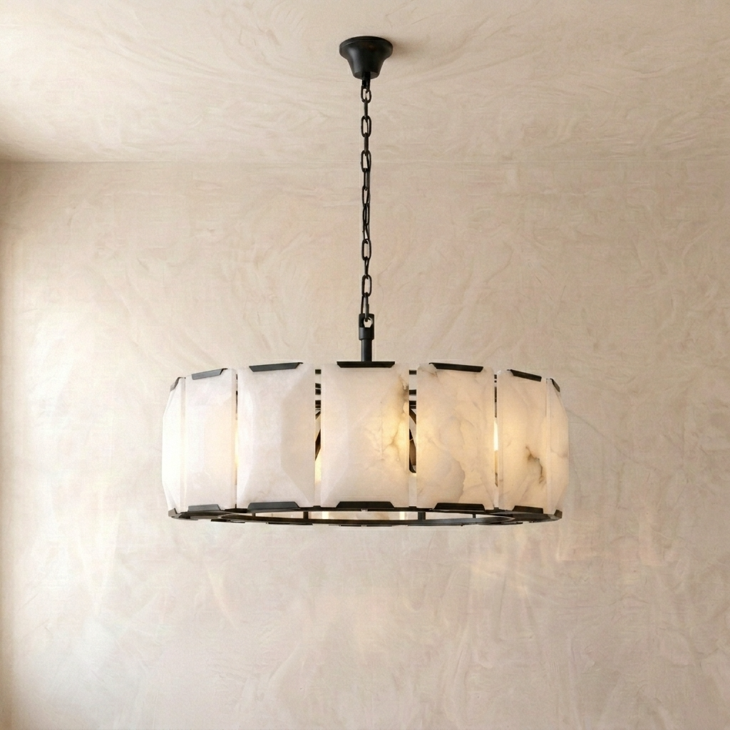 Natural Alabaster Heritage Chandelier