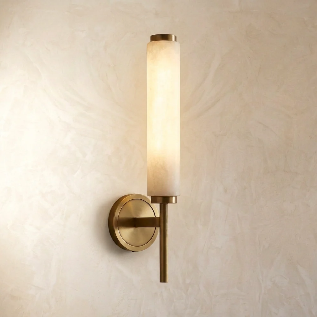 Natural Alabaster Sconce Wall Light
