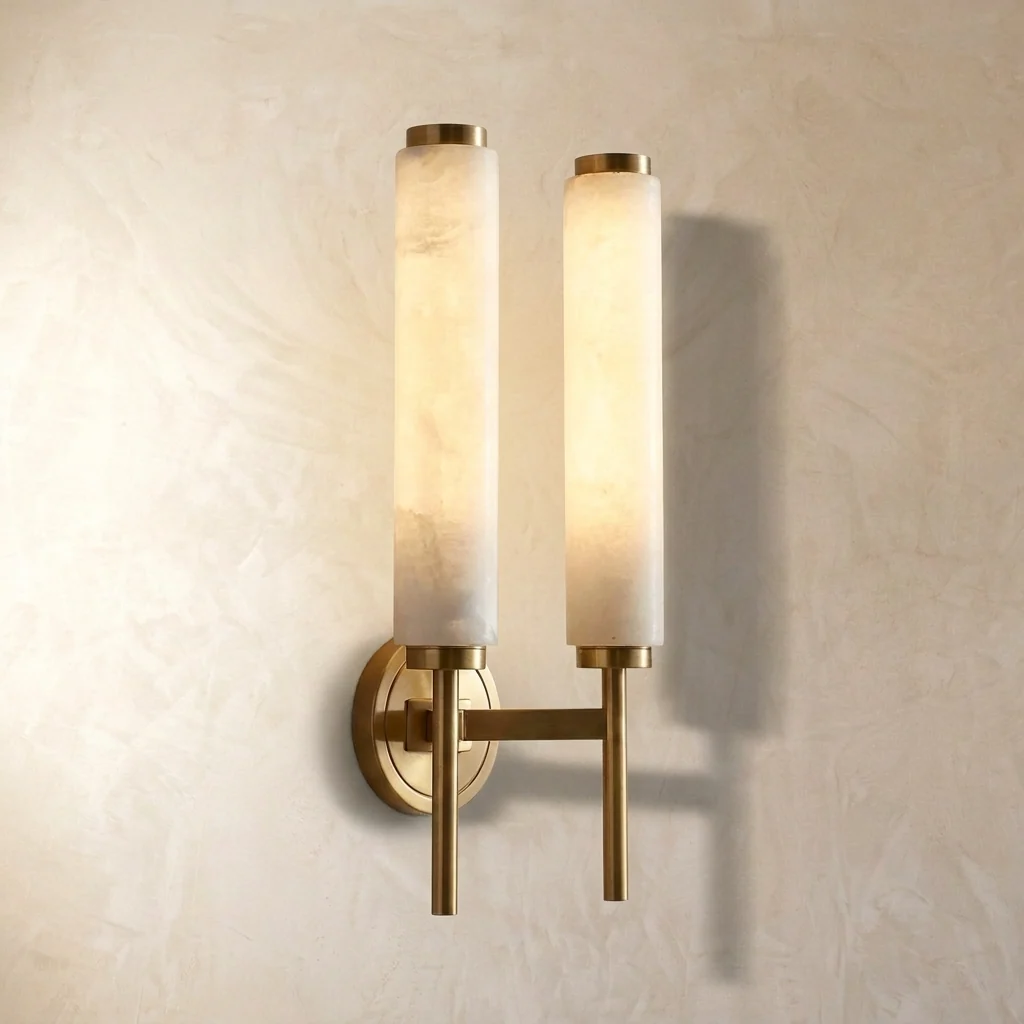 Natural Alabaster Sconce Wall Light