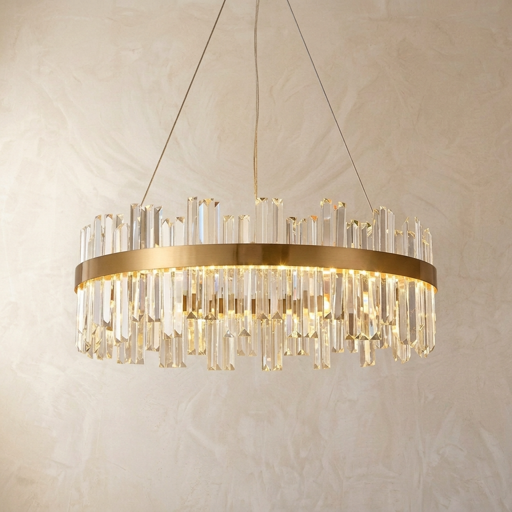 Regent Crystal Ring Chandelier