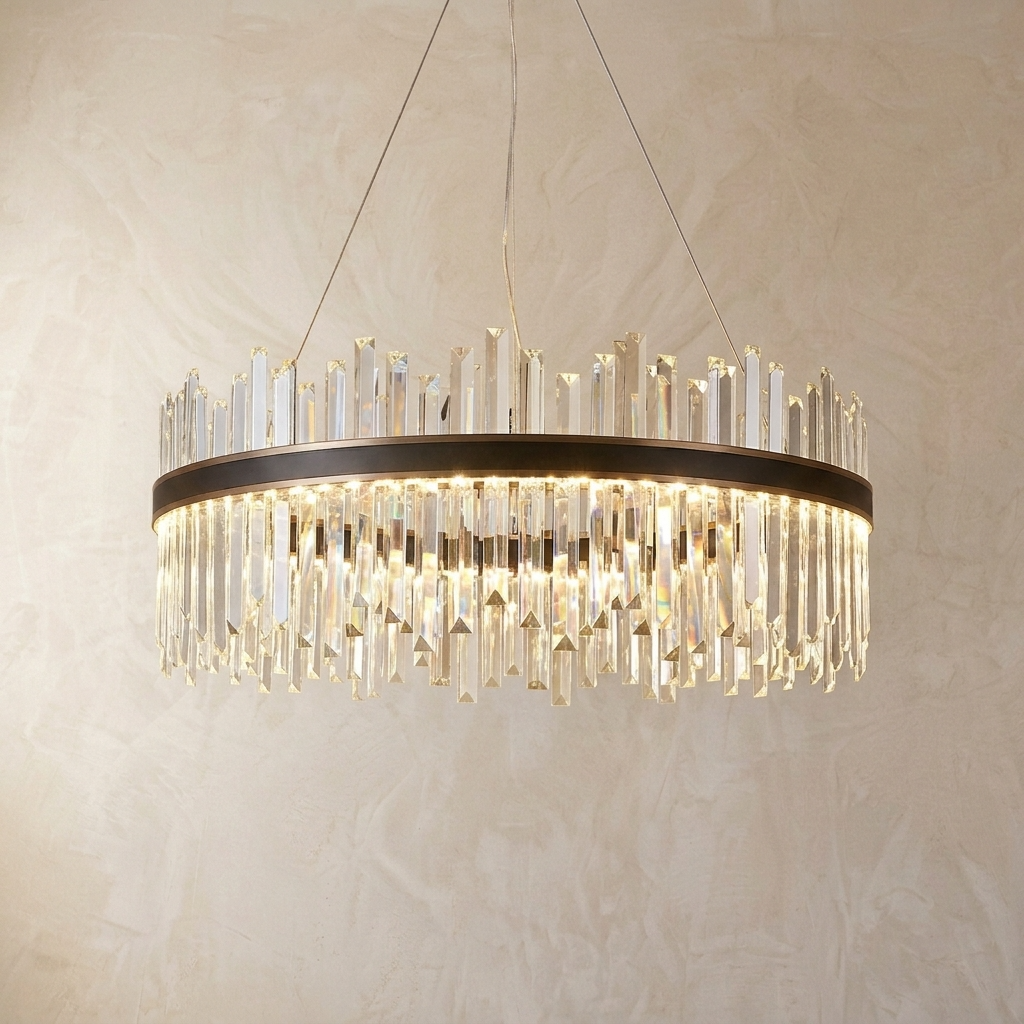 Regent Crystal Ring Chandelier