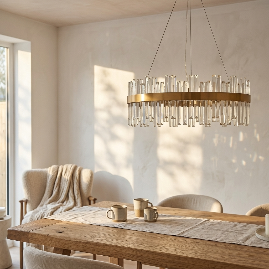 Regent Crystal Ring Chandelier