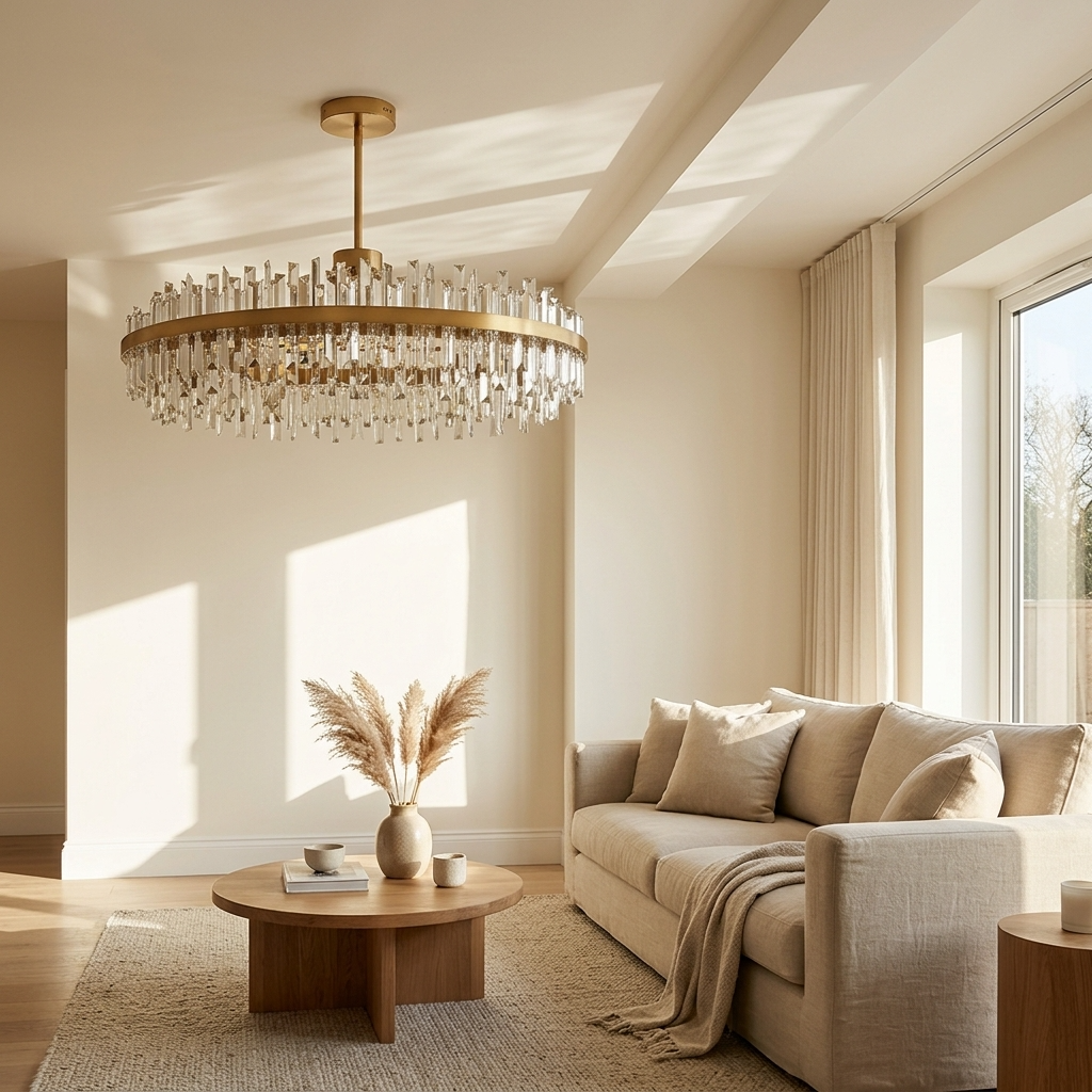 Sovereign Crystal Ring Chandelier