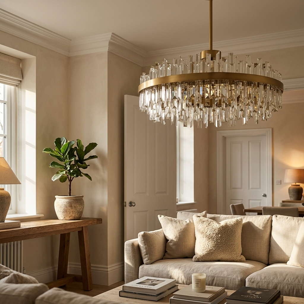 Sovereign Crystal Ring Chandelier
